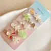 Horquilla Serie Océano Concha Estrella de Mar para Niñas Horquilla Decorativa Versátil Elegante Horquilla para Flequillo Clip Lateral Adorno para la Cabeza