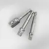 Mango hexagonal a cuadrado varilla de conexión mano taladro eléctrico manguito varilla de conexión 1/4 3/8 1/2 lote de aire llave varilla de cambio de conexión