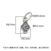 Nuevo Colgante de Nube Auspiciosa Retro Antiguo de Plata de Ley S925 Pulsera Wenwan DIY Pulsera de Cristal Accesorios de Plata