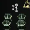 Hongchu Cristal Cristal Verde Natural Barril de Doble Punta Cuentas Verdes Azeztulita Verde Doble Punta Sueltas Cuentas Venta al por Mayor Directo del Fabricante
