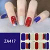 ZA pegatinas de uñas blancas sin cocción, pegatinas completas, parche de uñas impermeable, estilo simple de alta calidad, pegamento para esmalte de uñas al por mayor
