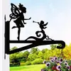 Gancho Colgante Animal Transfronterizo Pesado Hierro Decorativo Silueta Enana Colgante Exterior Cesta Maceta Gancho