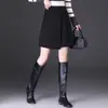 Falda irregular de línea A adelgazante de cintura alta para mujer, nueva moda versátil de otoño 2026, falda plisada, falda de paraguas gris