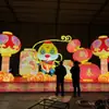 Decoraciones de Linternas a Gran Escala para el Festival de Primavera 2025, Año de la Serpiente, Montaje de Escenario Exterior para el Festival de Linternas, Exhibiciones de Luces y Decoraciones Festivas
