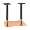 Patas de Mesa de Acero Inoxidable y Hierro Estilo Lujo Ligero, Base de Mesa de Comedor de Pizarra y Mármol, Base para Mesa de Café, Restaurante, Tienda de Té con Leche