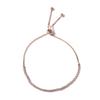 Pulseira hip hop estilo europeu e americano versátil para casais pulseira simples e fashion com zircônia e pérola pulseira de personalidade atacado