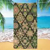 Toalla de playa de microfibra con mandala, bestseller transfronterizo de Amazon, toalla impresa digitalmente, toalla de baño para la playa, toalla de secado rápido