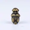 Borde de Buda Inserto de Fragancia Animal del Zodiaco Pequeño de Cobre Creativo para Dormir en Interiores Adornos Portaflores de Fragancia