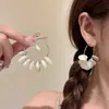 Pendientes de Borlas de Flores Estilo Resort, Personalizados, Dulces y Elegantes, Pendientes de Moda, Lujo Ligero, Pendientes de Gama Alta, Diseño de Nicho