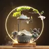 Estilo Zen Chino Oficina Fuente de Agua de la Suerte Adornos Anillo de Lámpara Quemador de Incienso de Flujo Inverso Casa con Circulación de Agua Regalo de Inauguración