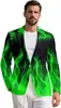 Comercio Exterior Transfronterizo Chaqueta de Traje para Hombre Casual de Negocios Traje Ajustado Manga Larga Chaqueta de un Solo Botón Abrigo Fiesta Boda