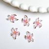 Nuevos accesorios para uñas de flor de lirio de cristal de hielo con tallado suave, resina degradada, flor de simulación, accesorios para uñas súper hada DIY