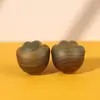 Sândalo Verde Natural Esculpido Gato Garra Bola de Mão Bola de Mão Peça de Mão Ornamento de Mesa Madeira Sólida Não Envernizada Animal de Estimação de Chá Prato Decorativo Brincar