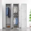 Taquilla de una puerta, Gabinete metálico, Taquilla para dormitorio con cerradura, Gabinete de almacenamiento para empleados, Taquilla de acero, Taquilla para vestuario, Taquilla simple para oficina