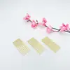 Peine de Cobre Ondulado de Dientes Finos para Electroforesis Galvanoplastia Estilo Antiguo Dinastía Han Peine de Siete Dientes DIY Accesorios para el Cabello Venta al por Mayor y al por Menor