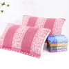 Atacado do Fabricante Fronhas Escolares Jacquard Fronhas para Dormitório de Estudante Fronhas Jacquard de Torção Fraca para Estudante Ranhura de Nuvem Atacado