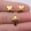 10x18mm 1,6g Multicor Joias Atacado Artesanal DIY Pingente Grosso de Cruz Acessórios para Roupas de Boneca