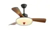 Lámpara Ventilador Estilo Nuevo Vintage en la Estética de la Dinastía Song para Sala de Estar, Comedor y Dormitorio; Lámpara de Ventilador de Techo Inteligente Silenciosa de Zhongshan