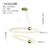 Lámpara de Araña Larga para Villa Loft Lujo Nórdico Creativo Luz para Escaleras Moderna Simple Luz LED Foco para Sala de Estar