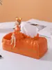 Caixa de Lenços Nórdica criativa caixa de lenços sala de estar caixa de lenços sala de estar decoração de armazenamento decoração de mesa de centro vaso