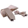 Gravata para Homens, Estilo Coreano Casamento Aniversário Presente para Meninos, Conjunto Moderno Formal Casual de Gravata Borboleta Lenço de Bolso, Terno Listrado