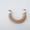 Soporte para loros y pájaros, perchas en forma de U, cuerda de cáñamo de colores, soporte cómodo, accesorios para jaulas de varillas, fábrica al por mayor