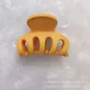 Grampo de Cabelo de Abóbora Pequeno Clípe Fosco Elegante Presilha Tubarão para Nuca Acessórios de Cabelo Atacado Cabelo Quebrado