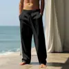 Calça Comprida Respirável Masculina de Verão 2026 Temu Aliexpress Solta Casual Esportiva Calça Comprida Masculina