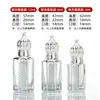 Frasco de Vidro Mini Octogonal para Óleo Essencial de 3ml Frasco Roller para Perfume Galvanizado de 6ml Frasco Roller Cosmético Frasco de Amostra Reembalado