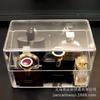 Caja de almacenamiento de perfume transparente, tocador, estante de almacenamiento para acabado de cosméticos para el hogar, venta directa de fábrica, gran contenedor