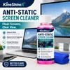 El limpiador de pantalla antiestático KineShineX elimina el polvo, las huellas dactilares y la película de grasa, reduce la adsorción electrostática y protege