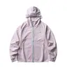 Chaqueta con capucha Rumeng para exteriores con protección solar UPF50+ Cárdigan deportivo ligero Chaqueta de entrenamiento para senderismo Ropa con protección solar para hombre