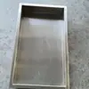Bandeja Retangular Feita à Mão de Aço Inoxidável 304 para Coleta de Água e Óleo, Bandeja Plana à Prova de Vazamento para Pato e Frango Frito, Adequada para Venda Ambulante