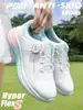 Zapatos de Golf Pgm Verano Zapatos de Mujer Impermeables Perilla Zapatos Deportivos Amortiguación Antideslizante Zapatos Ligeros Sin Tacos