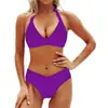 Bikini Nuevo 2025 de Dos Piezas Traje de Baño Transfronterizo Europeo y Americano Amazon Traje de Baño para Mujer Exportación al por Mayor