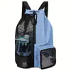 Bolsa de natación, mochila de malla con cordón y bolsillo impermeable, mochila de playa, mochila de gimnasio, mochila más vendida transfronteriza de Amazon