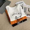 Camiseta de manga corta con estampado de cachorro de dibujos animados estilo coreano, algodón suave, top versátil de verano, popular camisa de manga media