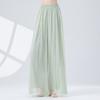 Pantalones de Danza Clásica para Mujer, Estilo Nuevo, Estilo Antiguo, Pantalones de Pierna Ancha de Doble Capa, Ropa de Práctica para Actuaciones, Danza Étnica Moderna China, Gasa Fluida
