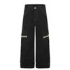 Nuevos Pantalones de Pierna Recta Multibolsillos Estilo Europeo 2026 Patchwork Ropa de Trabajo Pantalones Casuales Fuente Mayorista 04