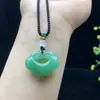 Pingente Buda Maitreya de Jade Dourado Dongling Jade Fio de Ouro Fivela de Segurança de Jade Nuvens Auspiciosas Fecho Corrente para Suéter Unissex Venda por Atacado