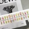 2024 verano fruta caramelo ojo de gato parche para uñas cuentas de vidrio productos para uñas de mano desmontable [30 piezas]]