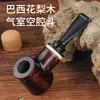 Cachimbo de Madeira Maciça Oco de Jacarandá Brasileiro com Câmara Grande Portátil para Desktop para Homens