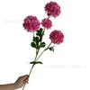 En stock nueva flor artificial crisantemo colorido de 4 cabezas crisantemo occidental crisantemo europeo flor decorativa para salón de bodas comercio exterior
