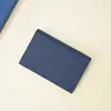 Portatarjetas Personalizado de Cuero Genuino para Hombre, Portatarjetas de Piel de Vaca con Textura Cruzada, Anti-Magnético Rfid, Portatarjetas de Crédito Bancarias Ultra-Delgado Lo