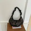Bolsa Estampada de Leopardo de Nicho Feminina 2026 Nova Outono Popular Fashionável Retrô Toque de Luxo Ombro Único Transversal Bolsa Meia-Lua