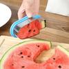 Nuevo modelo de corte de fruta de acero inoxidable, creativo artefacto para cortar sandía de verano, herramienta para moler pasta en casa.