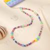 Cadena corta para teléfono móvil de cerámica suave acrílica de serie de colores, cordón antipérdida, venta al por mayor