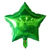 Globo de papel de aluminio de estrella de cinco puntas de 18 pulgadas impresión de logo publicitario cumpleaños boda tienda diseño impresión bola al por mayor