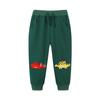 Pantalones nuevos de primavera y otoño para niños, pantalones deportivos con punta para niños, pantalones con bordado de dibujos animados para niños, una generación de cabello