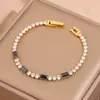 Pulsera Popular Transfronteriza, Pulsera de Acero de Titanio con Corazón de Amor y Circonita que No se Desvanece, Pulsera de Nicho de Lujo de Gama Alta para Mujeres